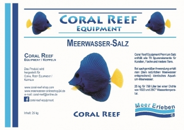 Coral-Reef Premium Salz 2x 25kg Beutel - frei Haus innerhalb Deutschland